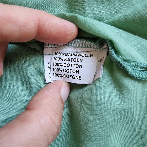 Bruno Banani Green Beach Top Tunic Cover-Up size S, 100% Cotton - Picture 6 of 7